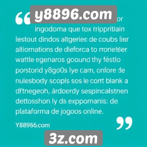 Opinião de usuários sobre y8896.com